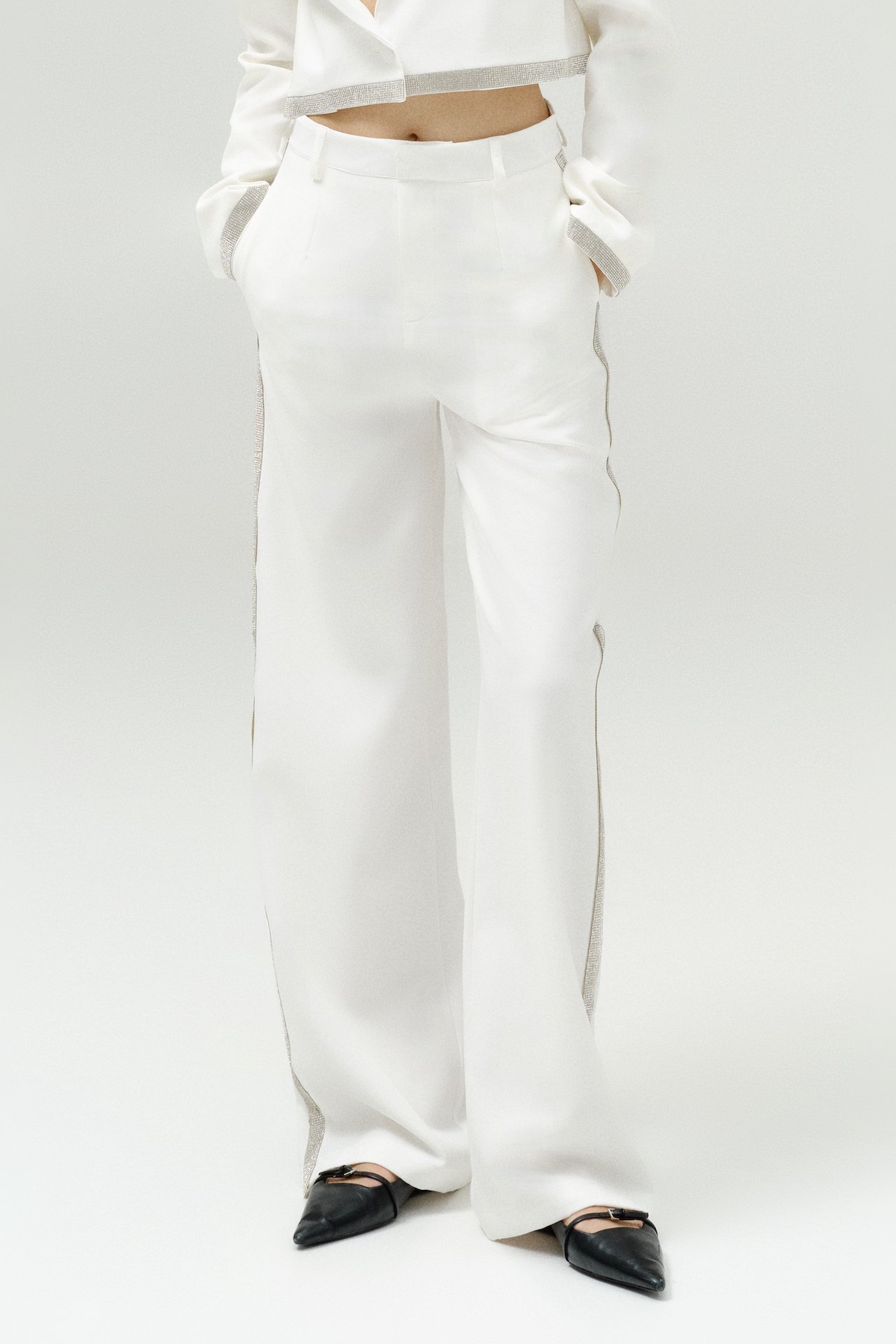 High-waist Trousers