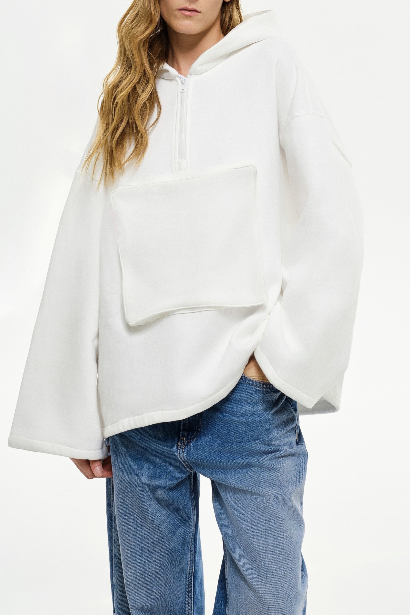 Sweatshirt with Maxi Pocket