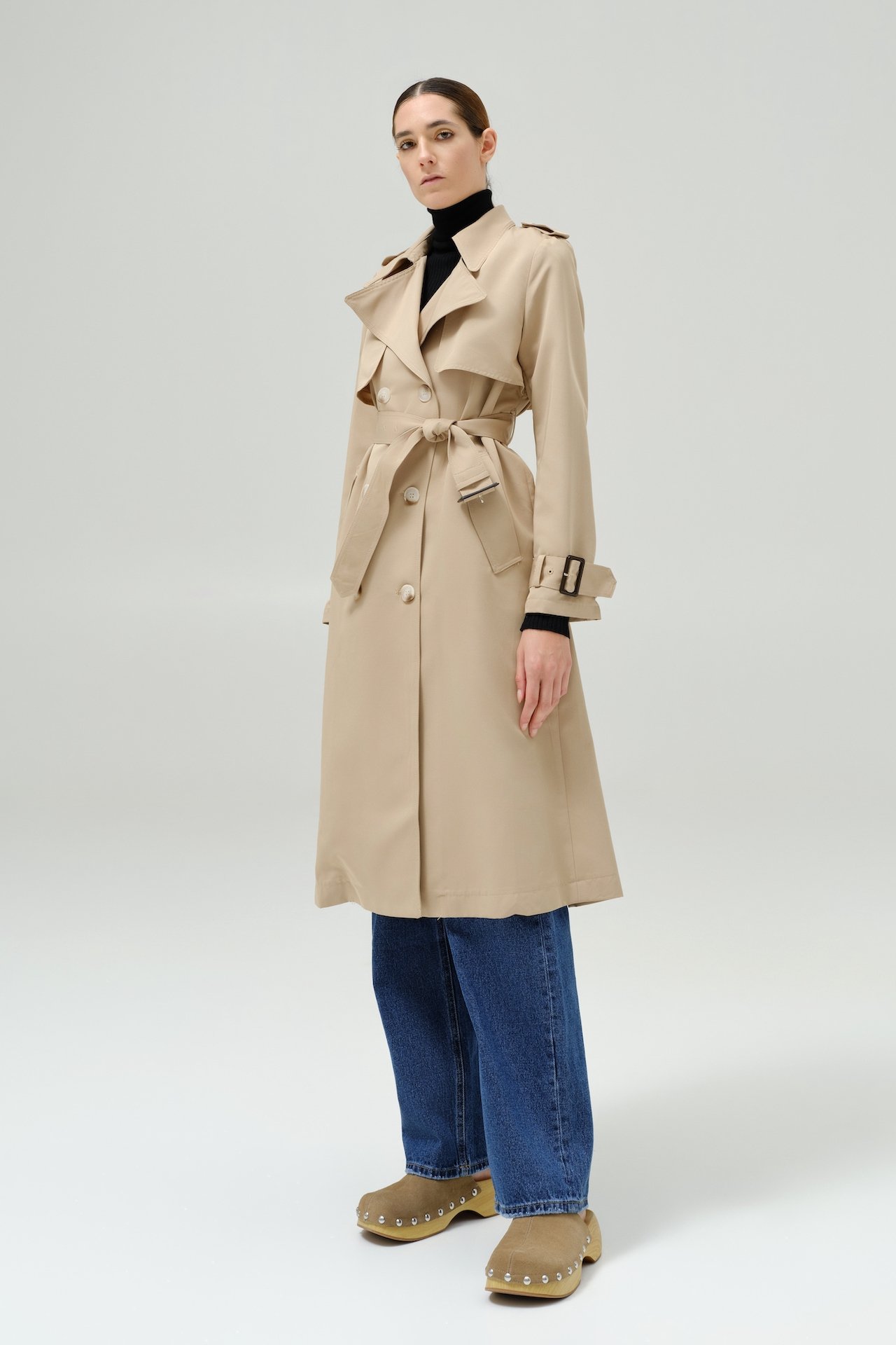 Trench Coat with Belt